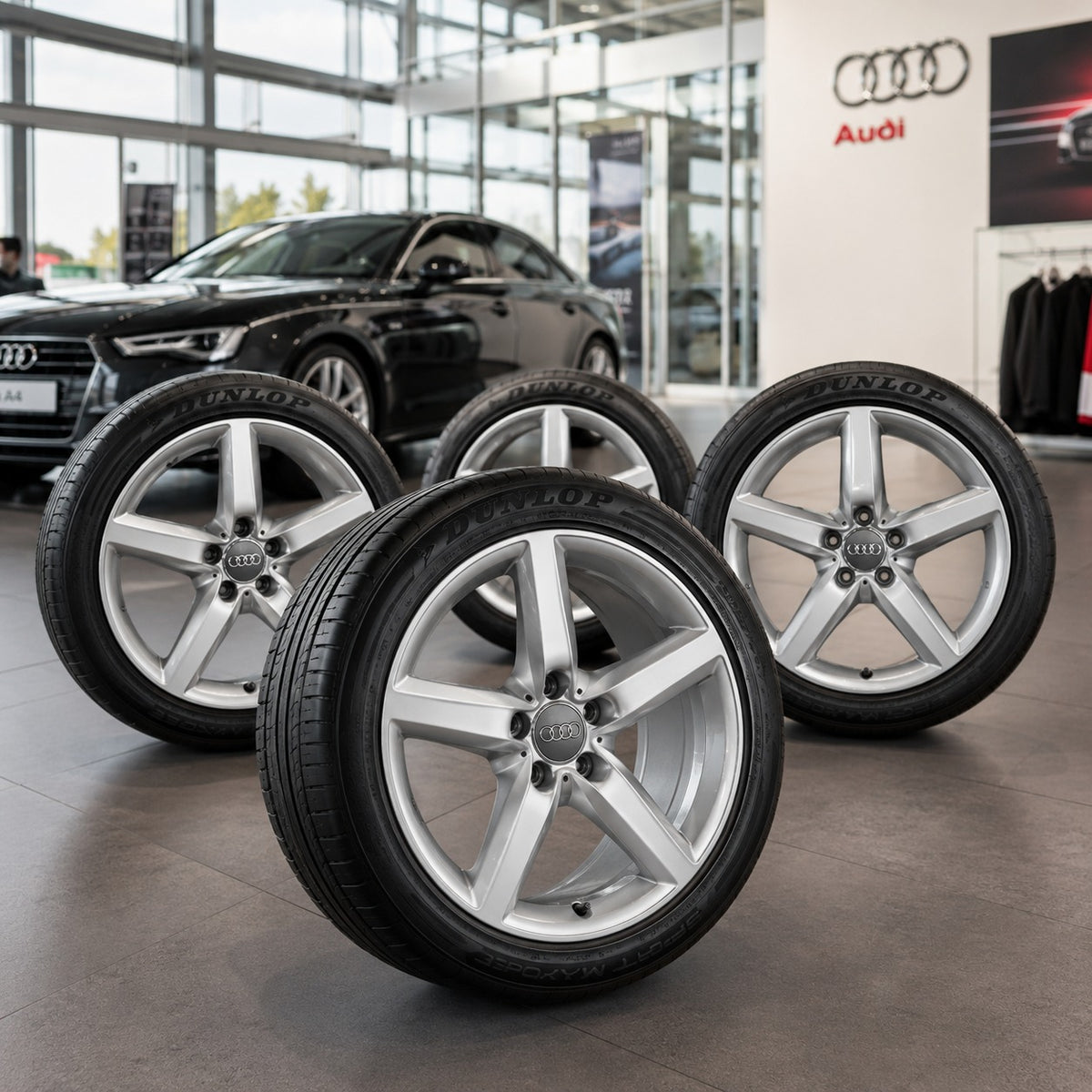 Original Audi A4/S4 B8 18 Zoll Kompletträder Sommer 245/40 R18 – 8Jx18 ET47