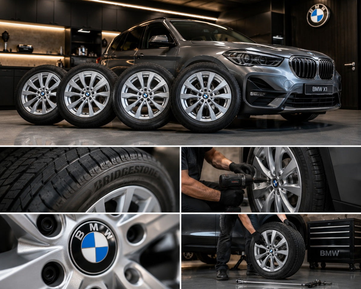 4 x Original BMW Winterräder 17 Zoll Style 574 205/60 Bridgestone RunFlat LM001