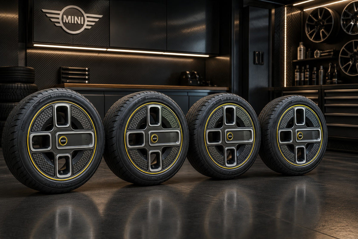 4 x Original MINI 17 Zoll Winterräder F55 F56 F57 ELECTRIC POWER RDKS 6889171