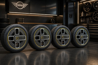 4 x Original MINI 17 Zoll Winterräder F55 F56 F57 ELECTRIC POWER RDKS 6889171