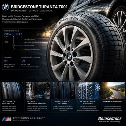 4 x Original BMW 17Zoll Alufelgen 6855088 Kompletträder 7Jx17 ET54 5x112 205/55 R17 Sommerreifen