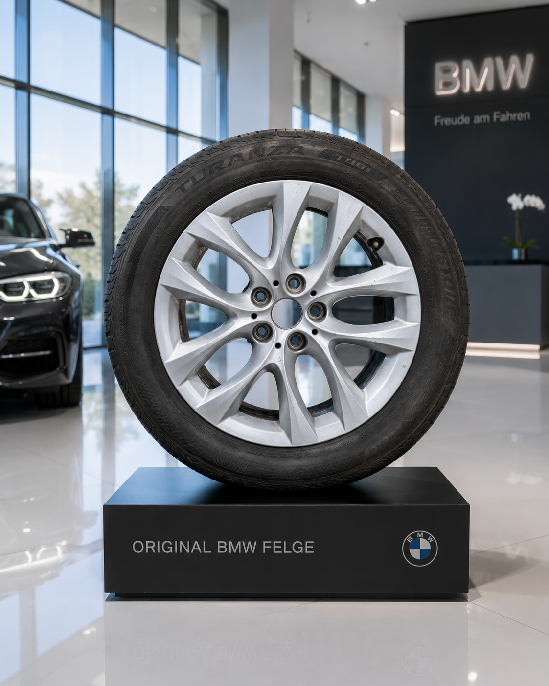 4 x Original BMW 17Zoll Alufelgen 6855088 Kompletträder 7Jx17 ET54 5x112 205/55 R17 Sommerreifen