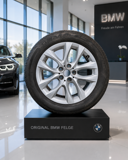 4 x Original BMW 17Zoll Alufelgen 6855088 Kompletträder 7Jx17 ET54 5x112 205/55 R17 Sommerreifen