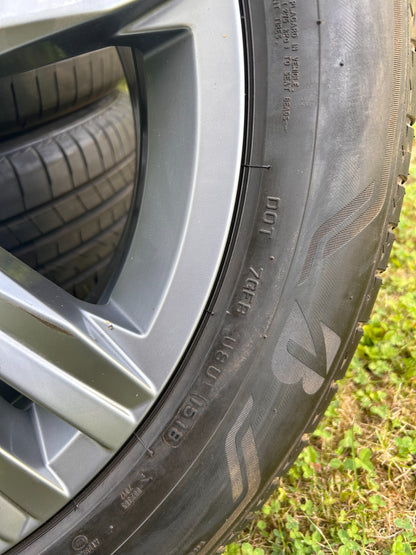 4 x Original VW 19 Zoll Alufelgen Kompletträder Sommerreifen 255/55 R19