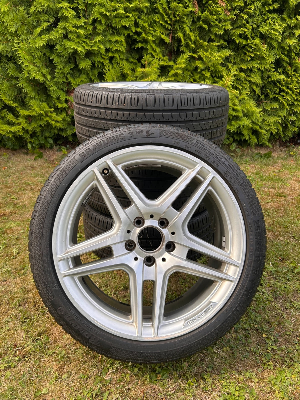 4x Original Mercedes AMG 18 Zoll Sommerräder A2044014202 255/35 R18 5x112 Felgen