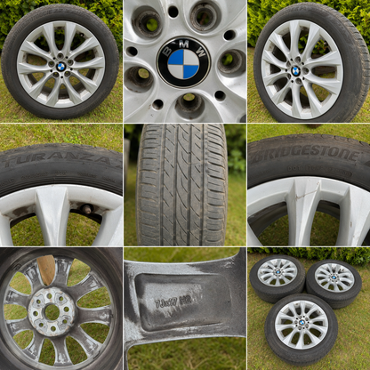 4 x Original BMW 17Zoll Alufelgen 6855088 Kompletträder 7Jx17 ET54 5x112 205/55 R17 Sommerreifen