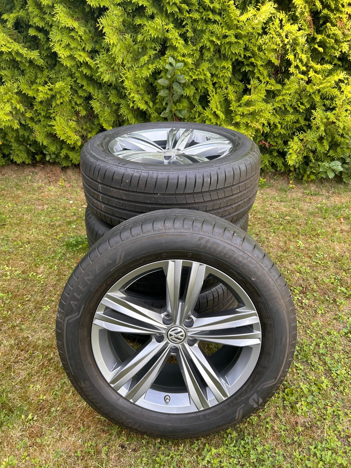 4 x Original VW 19 Zoll Alufelgen Kompletträder Sommerreifen 255/55 R19