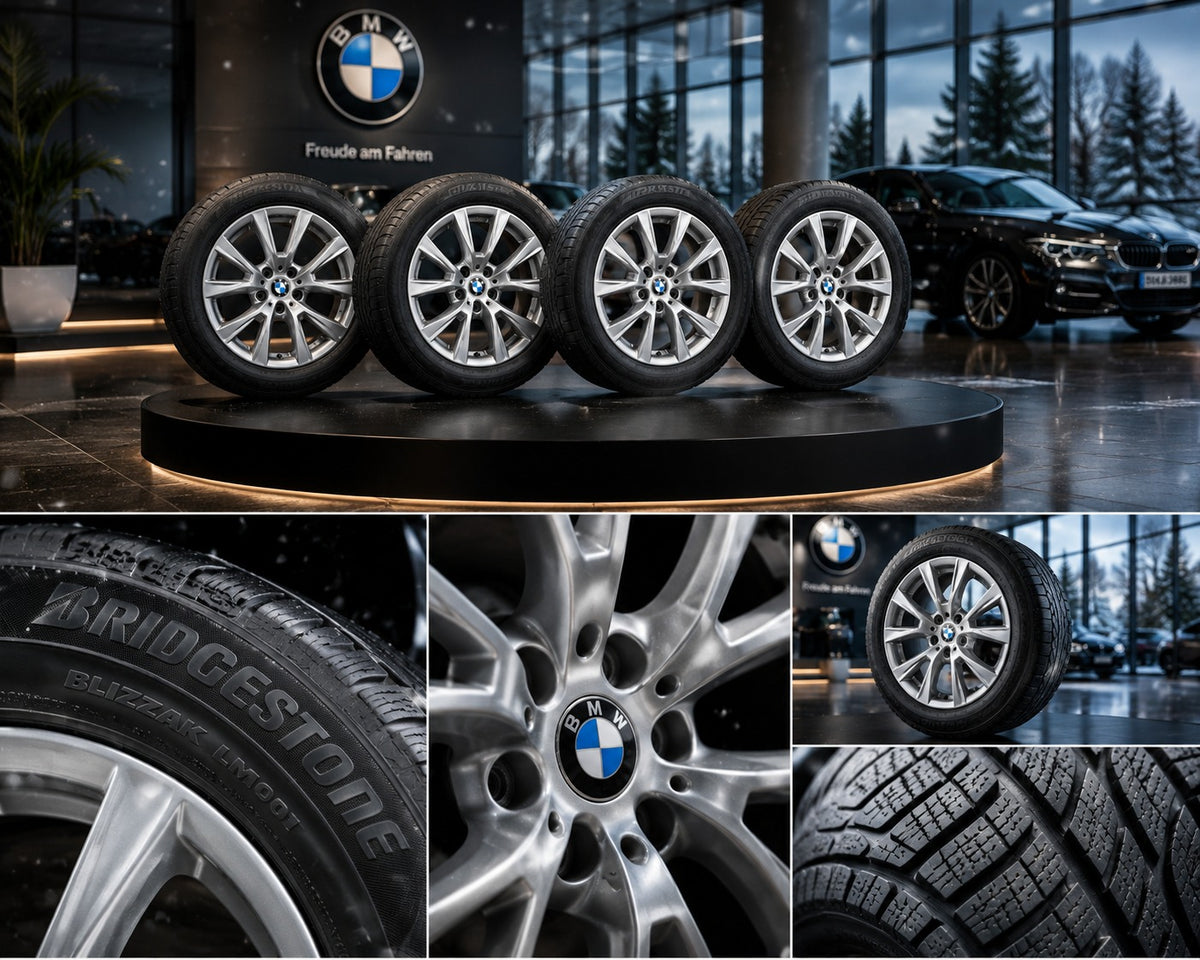 4 x Original BMW Winterräder 17 Zoll Style 574 205/60 Bridgestone RunFlat LM001