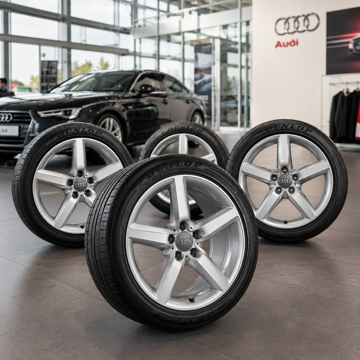 Original Audi A4/S4 B8 18 Zoll Kompletträder Sommer 245/40 R18 – 8Jx18 ET47