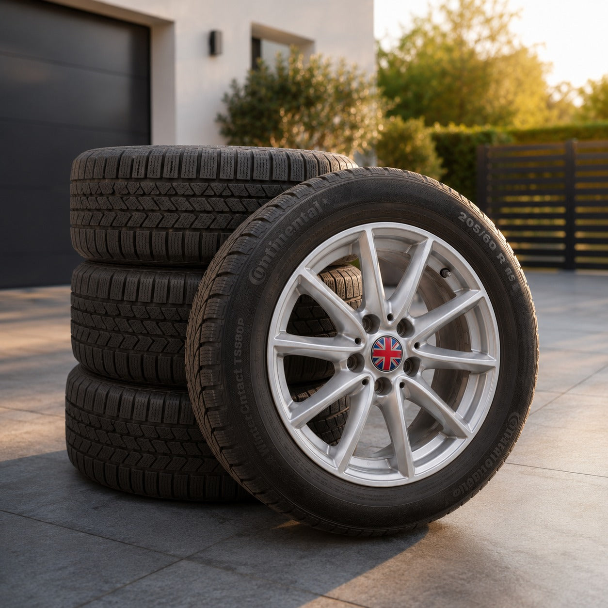 4 x Winterräder Original BMW 205/60 R16 Alufelgen 92H M+S 6855080 Continental Kompletträder