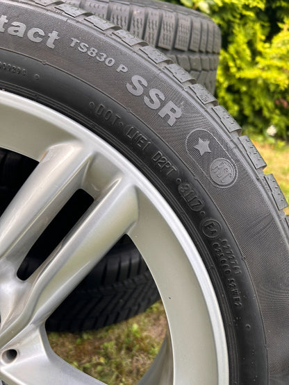 4 xOriginal BMW 17 Zoll Alufelgen Winterräder 205/55 R17 Kompletträder Continental SSR Alufelgen 7848601