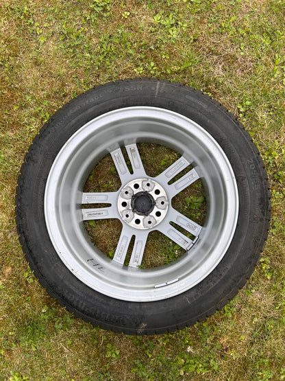 4 xOriginal BMW 17 Zoll Alufelgen Winterräder 205/55 R17 Kompletträder Continental SSR Alufelgen 7848601