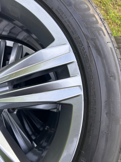 4 x Original VW 19 Zoll Alufelgen Kompletträder Sommerreifen 255/55 R19