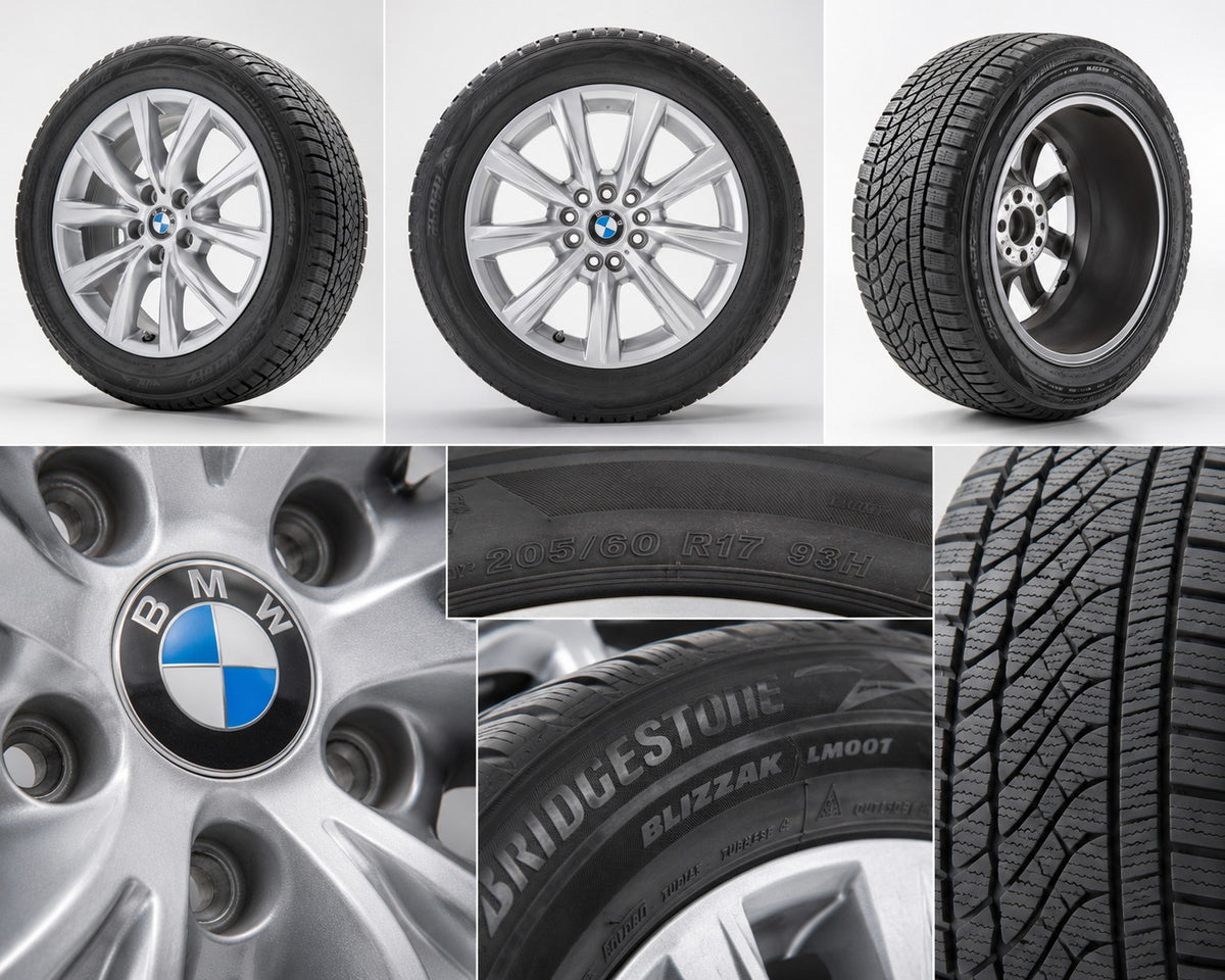 4 x Original BMW Winterräder 17 Zoll Style 574 205/60 Bridgestone RunFlat LM001