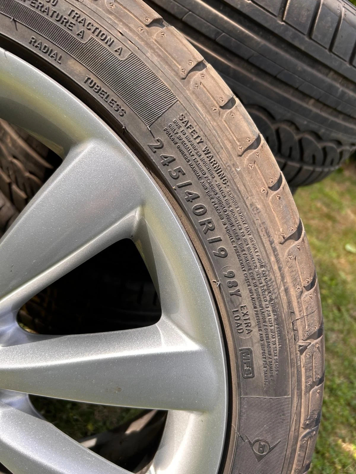 4 x Original Sommerreifen Jaguar 19 Zoll Kompletträder Alufelgen 245/40 Felgen